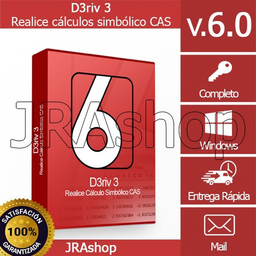 Deriv 3 V6 -  Cálculo Simbólico Cas