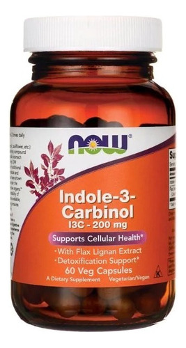 Indole-3-carbinol (i3c) 200 Mg - 60 Cápsulas Now Inmune