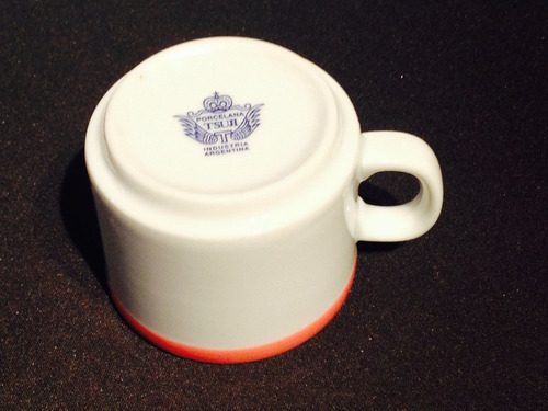 Tazas Tsuji Borde Rosa Oscuro Clasica Precio X 12u. Oferton