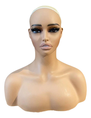 Cabeza De Maniquí Femenina, Soporte De Exhibición,