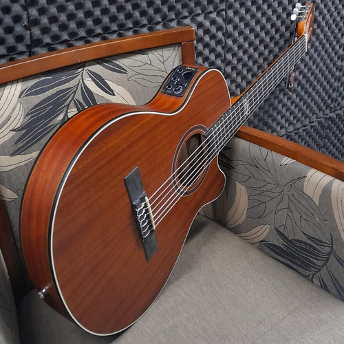 Imagem 4 de 9 de Violao Strinberg Sl200c Mgs Flat Nylon Fosco