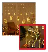 Comprar Luces Cascada Led Navidad Reno Color Ambar X 3 Mts