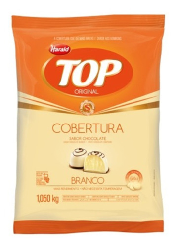 Cobertura Fracionada Sabor Chocolate Branco - 1,050kg - 01 U