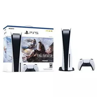 Sony Playstation 5 825gb Final Fantasy Xvi Blanco Negro