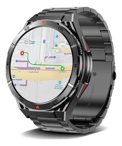 Gps Smart Watch Hombre Bluetooth Llamada Reloj Inteligente Brújula Amoled Ip69k