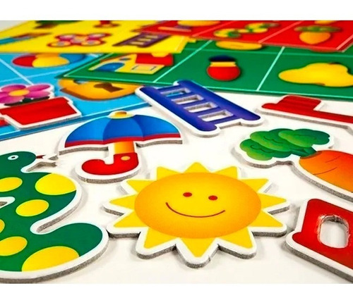 Imagen 4 de 5 de Juego De Mesa Lototactil Didactico Estimulacion Loteria Niño