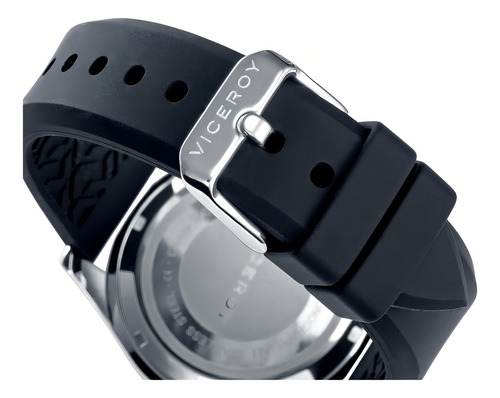 Reloj Viceroy Hombre 401023-55 Chrono/relojería Violeta Color de la correa Negro