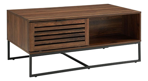 Walker Edison Mesa De Centro Rectangular De Madera Moderna C