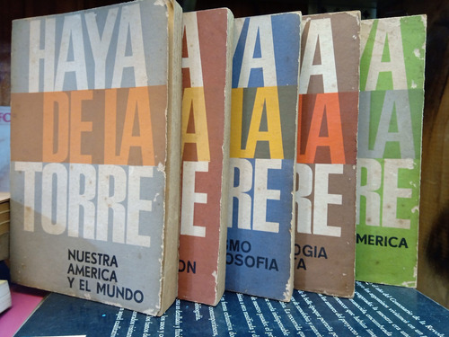 Imagen 2 de 9 de Pensamiento Político Obras De Haya De La Torre 5 Tomos