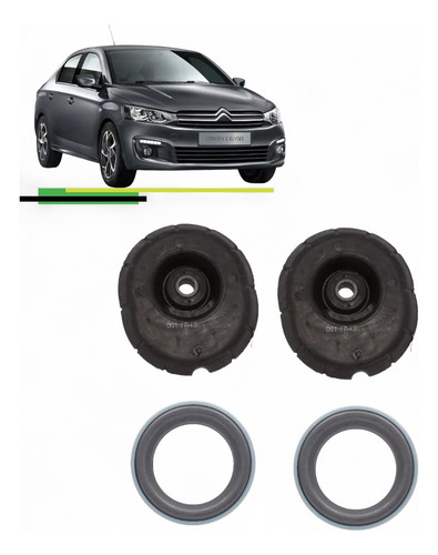Kit Cazoletas Con Rodamientos Citroen C-elysse/c3/c4 Europea