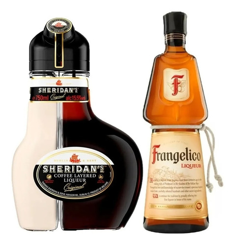 Combo Licor Sheridan´s 750ml + Licor Frangelico 700ml