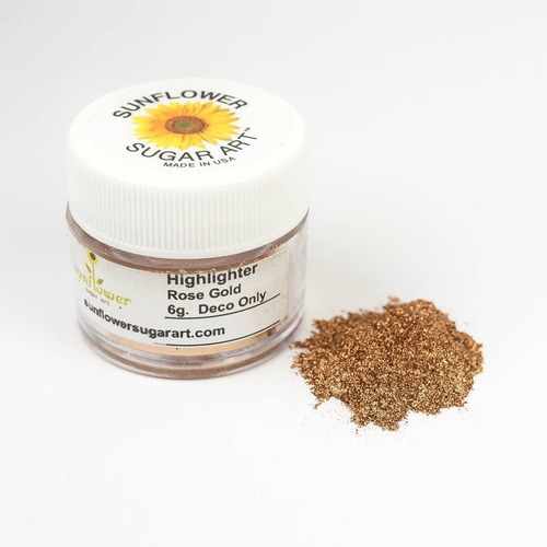 Matizador Comestible Rose Gold (h) 4 Grs Sunflower (407) 