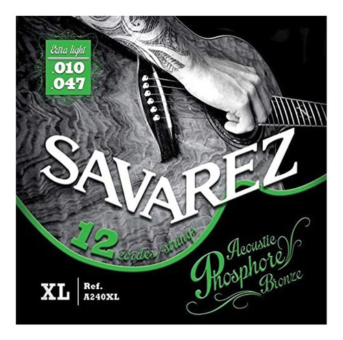 Strung Folk Savarez Phosphore Bronze 010 12str