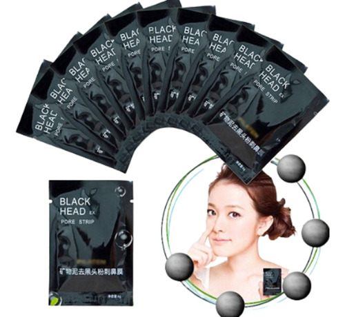 3 Mascaras Limpiador Facial Black Head Pore Strip -importada