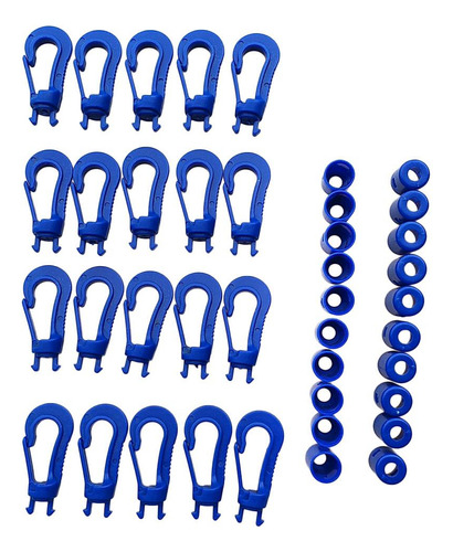 5 Ganchos Duraderos Para Amarrar Cuerdas Elásticas 5 Piezas