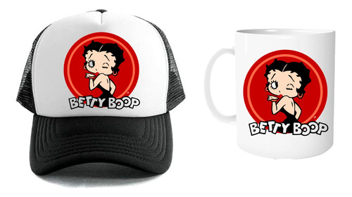 Gorra Unisex De Malla Y Taza 11oz Betty Boop