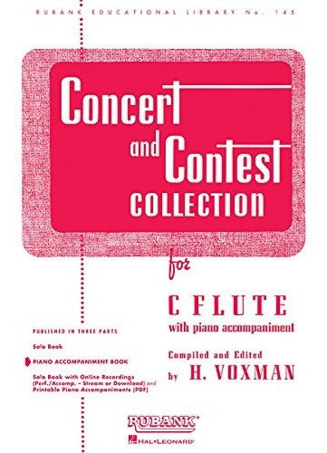 Imagen 1 de 1 de Concierto Y Concurso Coleccion C Flauta C Flauta Acompañamie