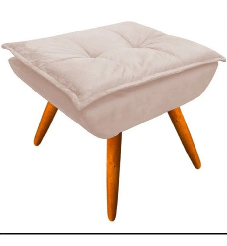 Imagem 3 de 3 de Poltrona Chaise Lounge Decorativa E Puff
