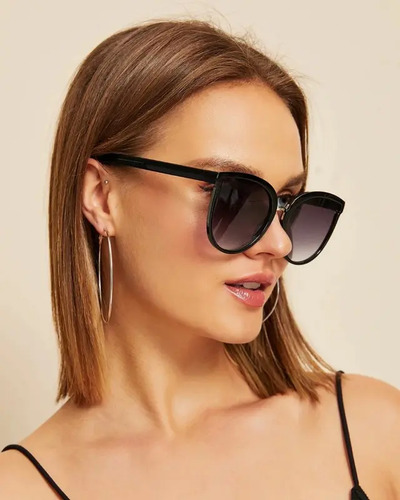 Lentes De Sol Shein Damas Planos De Ojo De Gato | MercadoLibre