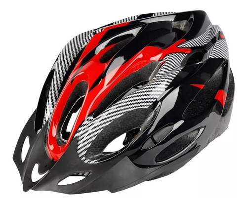 Casco Bicicleta Ajustable Y Con Luz