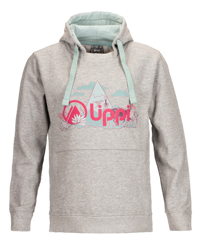 Polerón Niña Lippi Insigne Hoody Melange Gris I20