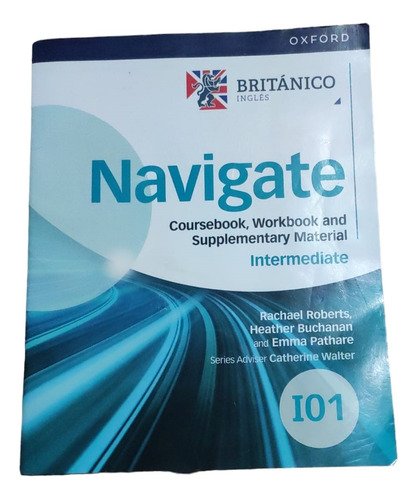 Libro Britanico Navigate Intermediate I01 Usado