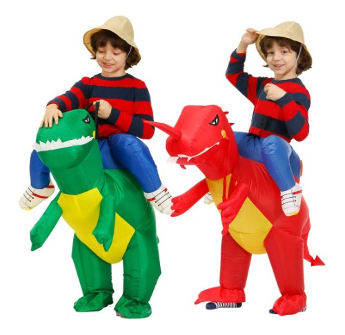 Disfraz Inflable Infantil - Dino - 90-120 Cm  