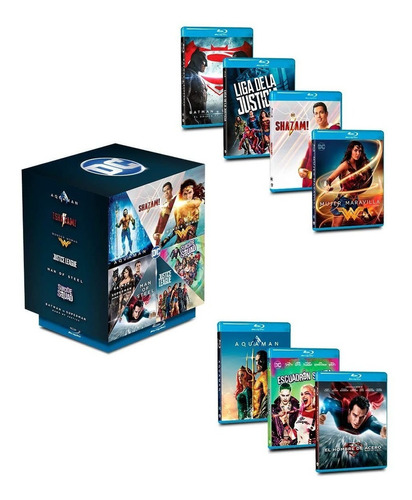 Peliculas Bluray Paquete Set Dc Heroes ¡¡ Envío Inmediato