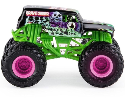 Monster Jam Grave Digger Original Licenciado 1/64 Miniatura