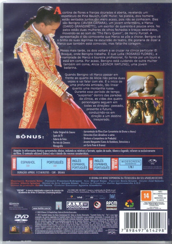 Dvd Fale Com Ela - Almodóvar - Original Lacrado