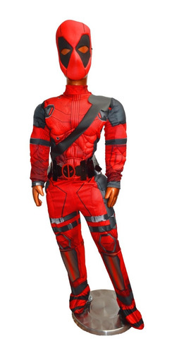 Disfraz Deadpool Músculos Halloween Gama Alta