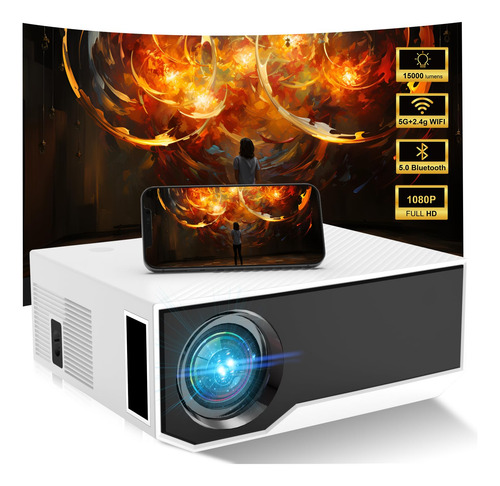 Proyector Wifi Bluetooth Mini Portatil Para Exterior Video