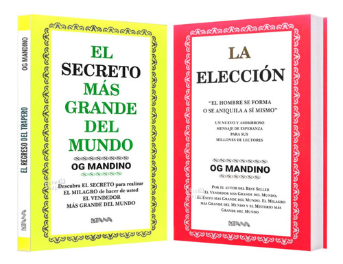 Og Mandino Secreto Más Grande Mundo + La Elección