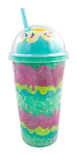 Vaso Termico Con Glitter Helado Resistente 450ml Original