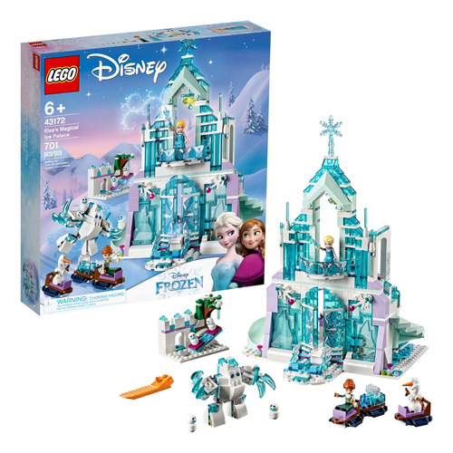 Kit Lego Disney Frozen Palacio Mágico De Hielo De Elsa 43172