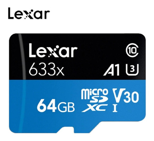 Tarjeta de memoria Lexar Micro SD de 64 GB