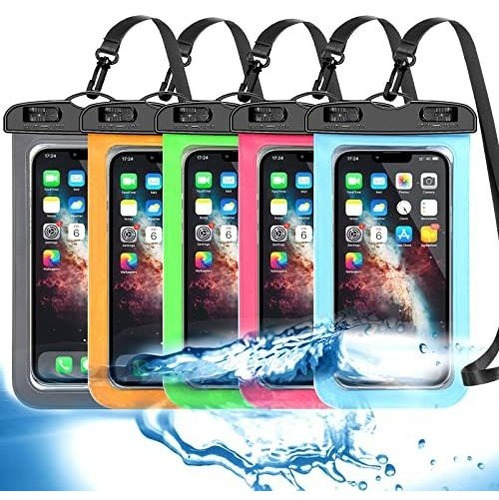 5 Paquete Universal Impermeable Teléfono Bolsa, Thjcu