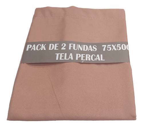 2 Funda De Almohada Tela Extra Suave Al Tacto Varios Colores