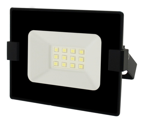 Reflector Led Bellalux 10w Luz Fría Exterior Pack X 4 Color de la carcasa Negro Color de la luz Blanco frío