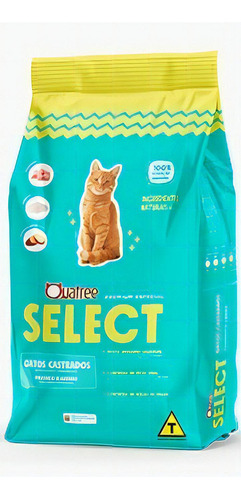 Ração Gatos Castrados Sabor Frango Quatree Select 20kg