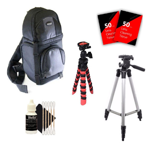 Trípode Teds Electronics Alto Y Flexible Para Canon Eos Rebe