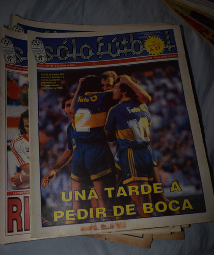 Revista Solo Futbol Una Tarde A Pedir De Boca