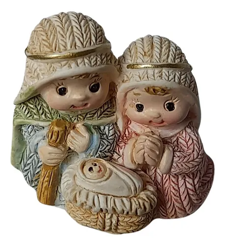 Pesebre Nacimineto Jesus Jose Maria Chico Souvenirs 4cm