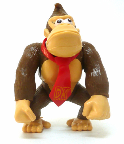 Boneco Donkey Kong Coleção Super Mario Bros Nintendo Pvc