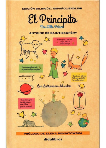 Libro El Principito [ The Little Prince] Bilingüe Pasta Dura