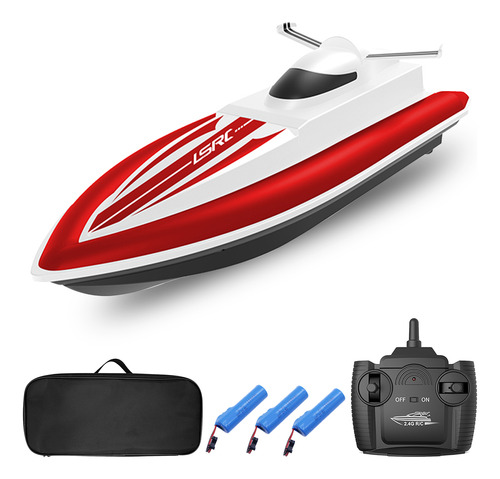 Barco De Carreras Rc Boat Con Mando A Distancia, 2,4 Ghz, Re