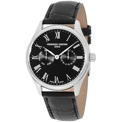 Frederique Constant De Los Hombres 39mm Negro Banda De