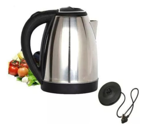 Chaleira Jarra Elétrica Aço Inox 2 Litros Cromada 220v