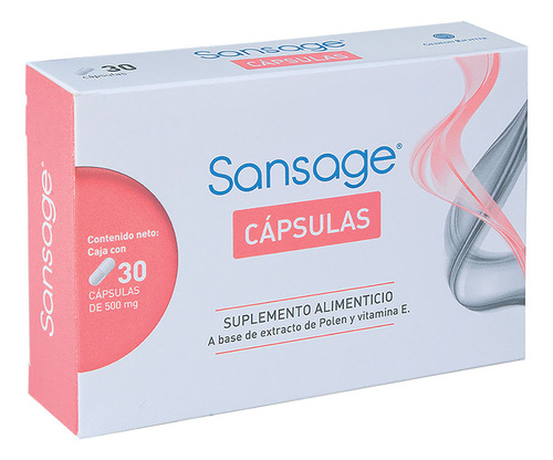 Sansage Suplemento Alimenticio 500 Mg 30 Cápsulas