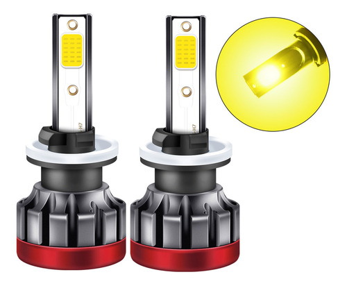 Bombillas Led Antiniebla 880/881 3000 K Amarillo 3000 L, 2 U